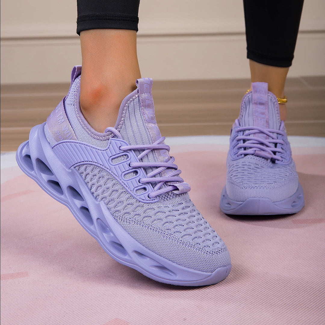 Damen Atmungsaktive Laufschuhe mit elastischem Obermaterial und griffiger Sohle Echoarchiv