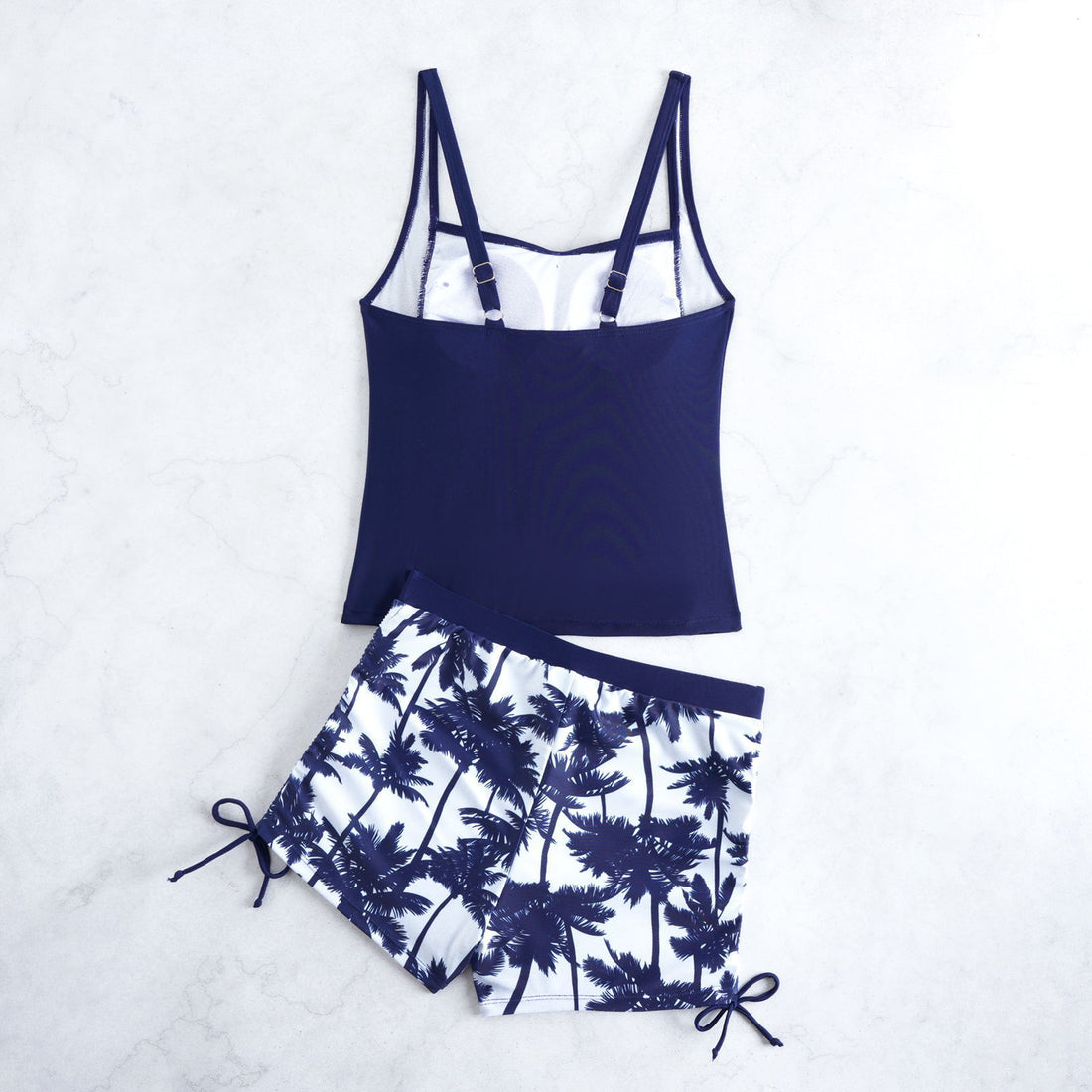 Damen Tankini mit floralem Design und verstellbaren Trägern – Maréssa
