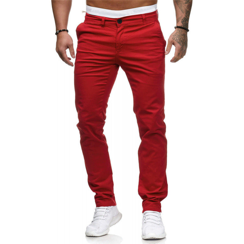 Herren elegante Chinohose Echoarchiv