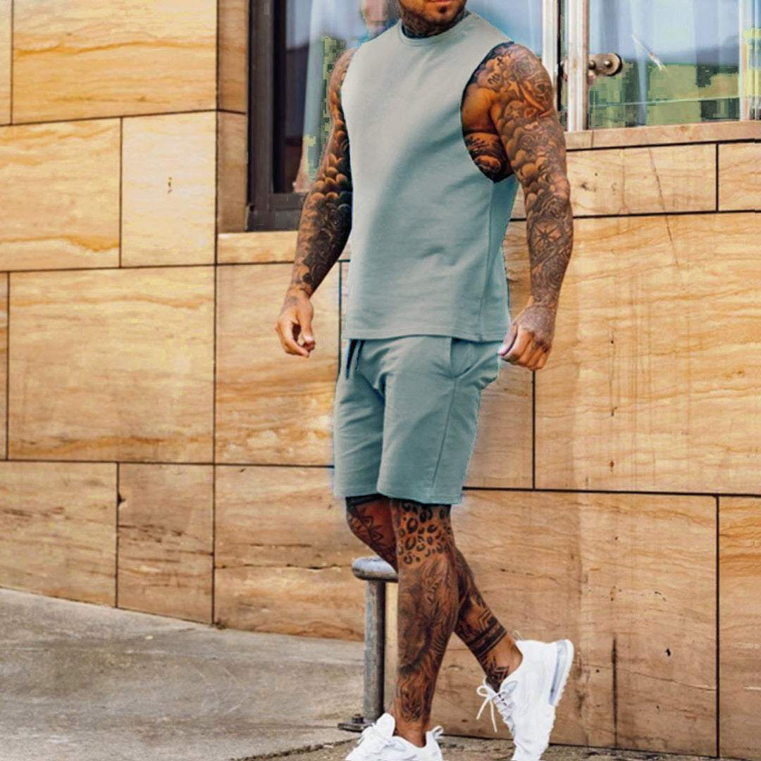 Herren ärmelloses Sport-Outfit mit lässigem Schnitt Echoarchiv