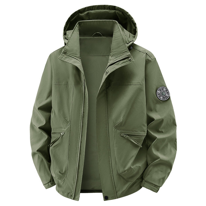 Herren Technische Wetterjacke mit abnehmbarer Kapuze Echo Archiv