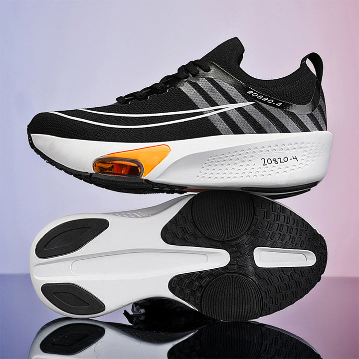 Unisex Profi-Tempo-Laufschuh mit sichtbarer Fersen-Airunit und atmungsaktivem Monofilament-Obermaterial – Tavélo