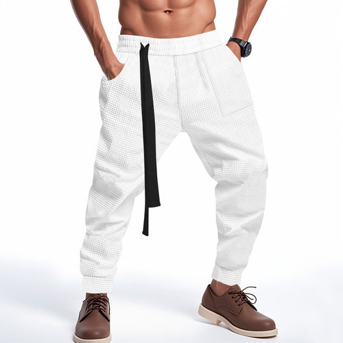 Herren lässige Komfort-Cargo-Hose mit elastischem Bund und praktischen Taschen Echoarchiv