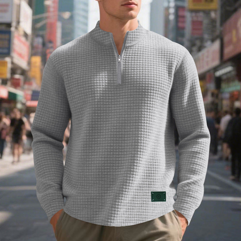 Herren leichter Sweatpullover mit Reißverschluss Echoarchiv