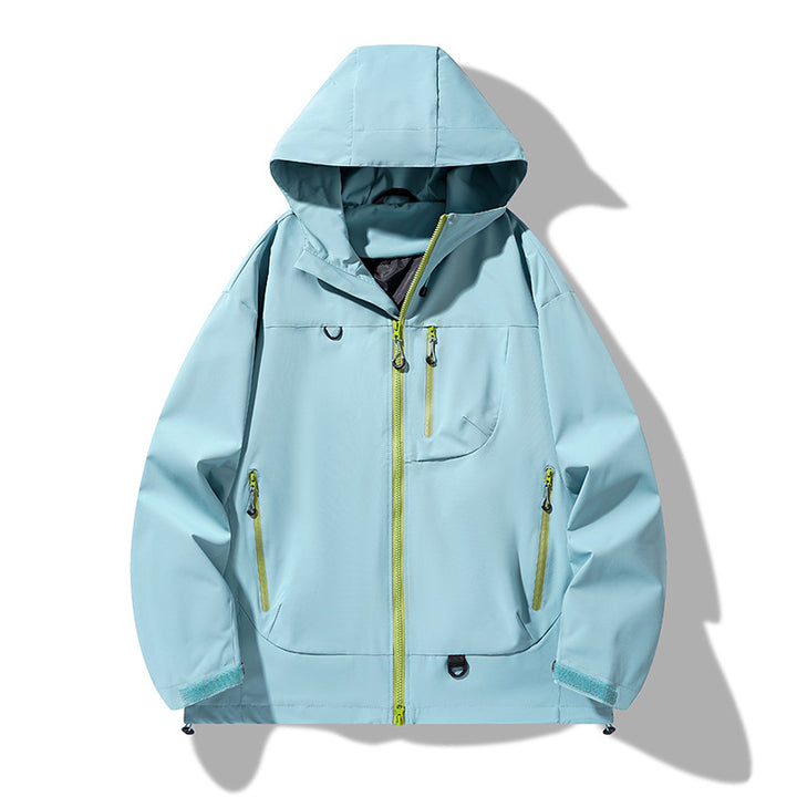 Herren Nano wasserdichte Softshell-Jacke mit geschweißten Nähten, versteckter Brusttasche und verstellbarem Saum – Taviero