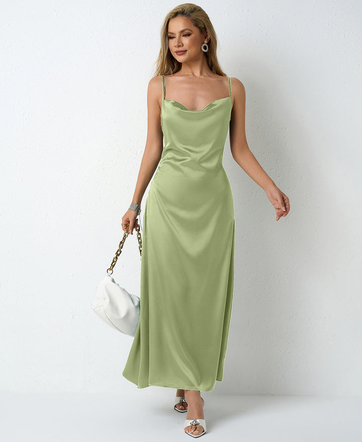 Damen Elegantes Maxikleid mit schicker Neckholder-Optik Echo Archiv