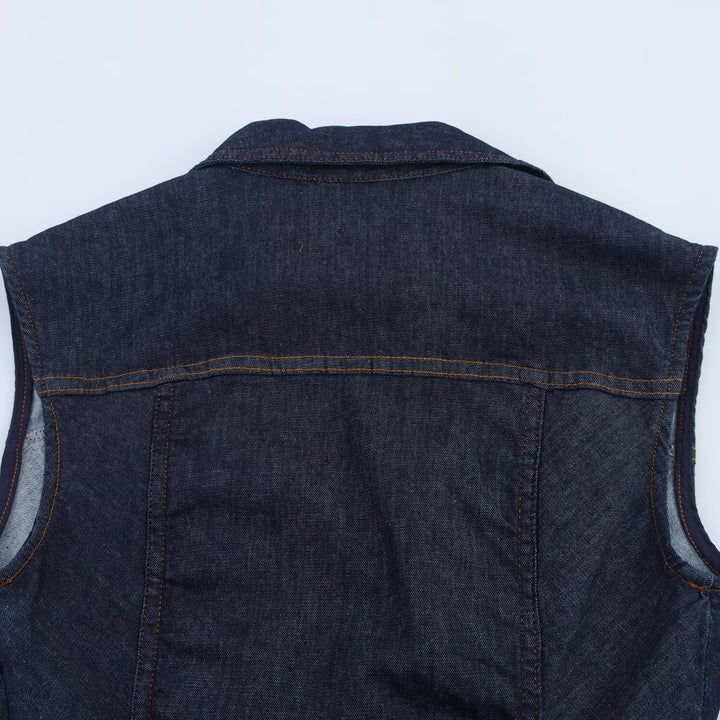 Damen Jeanskleid mit tailliertem Schnitt und praktischen Taschen Echo Archiv