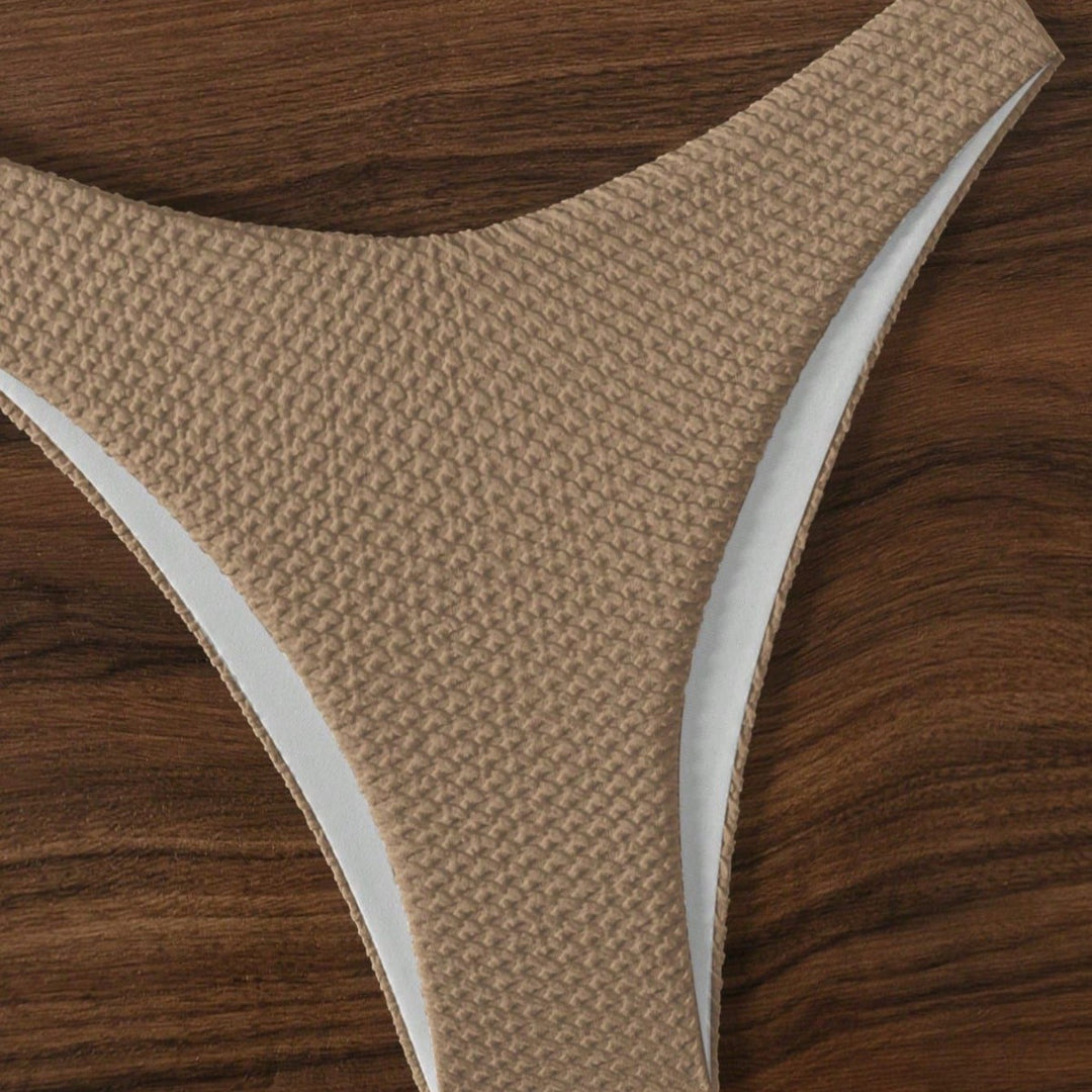 Damen Bandeau-Bikini mit strukturiertem Material Echo Archiv