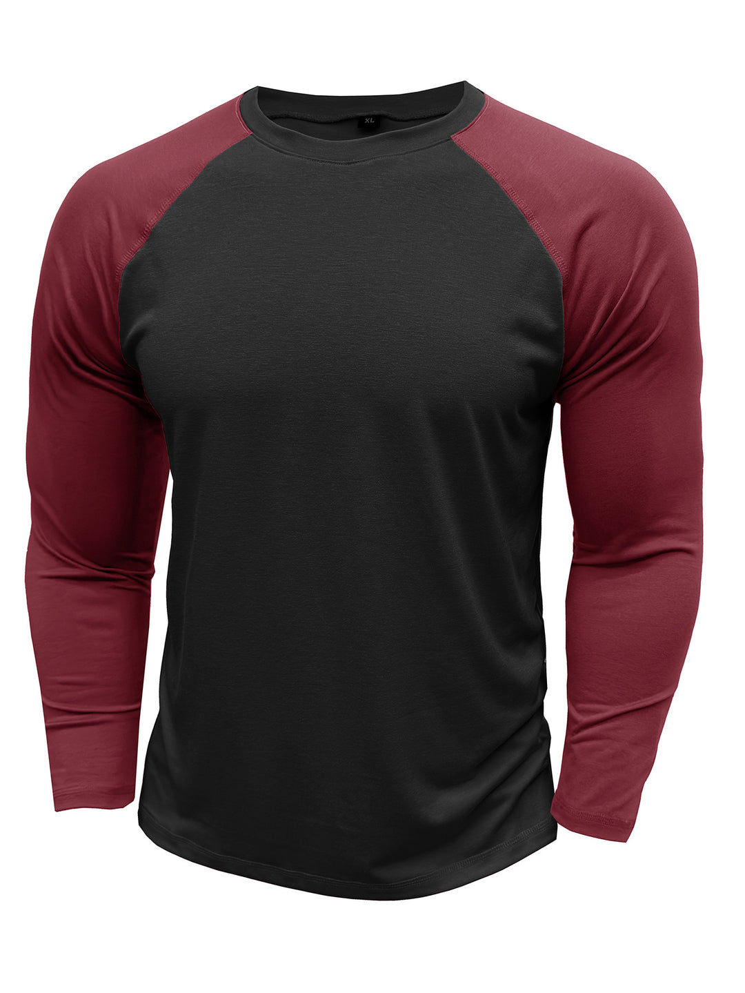 Herren Raglan Langarmshirt mit Kontrastärmeln Echoarchiv