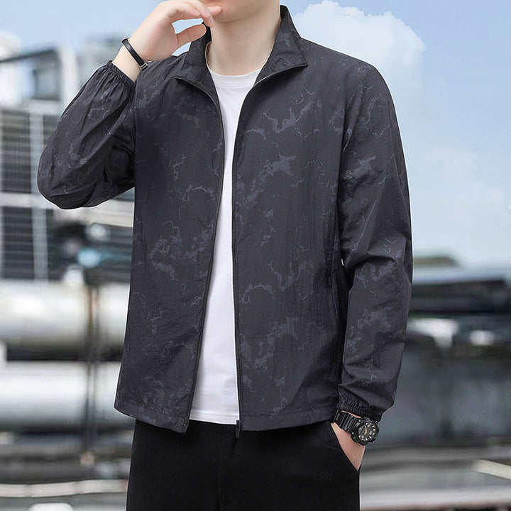 Herren Moderne Sportjacke Echo Archiv