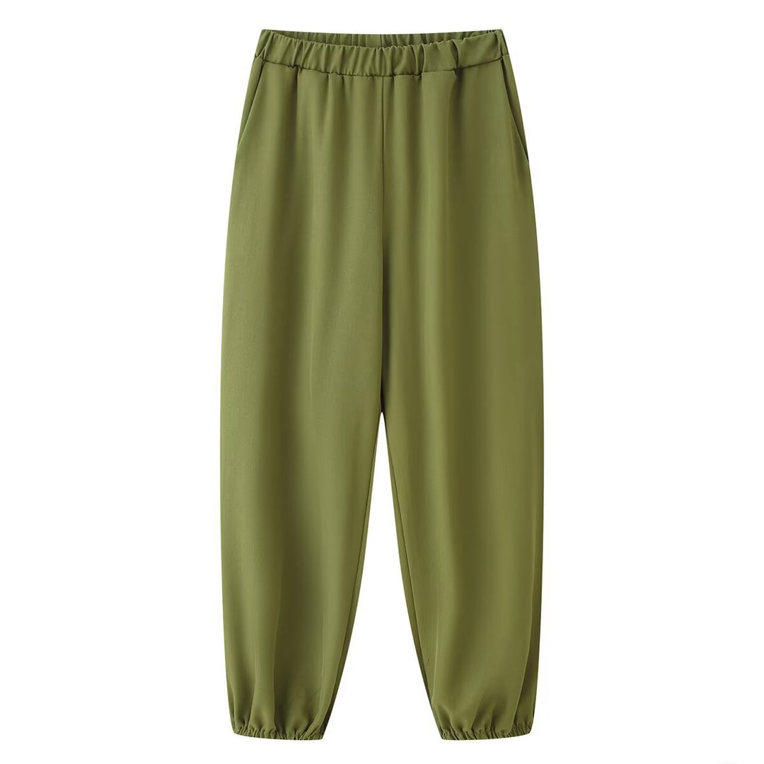 Damen Locker sitzende Harem-Joggerhose mit elastischem Bund und Bündchen Echo Archiv