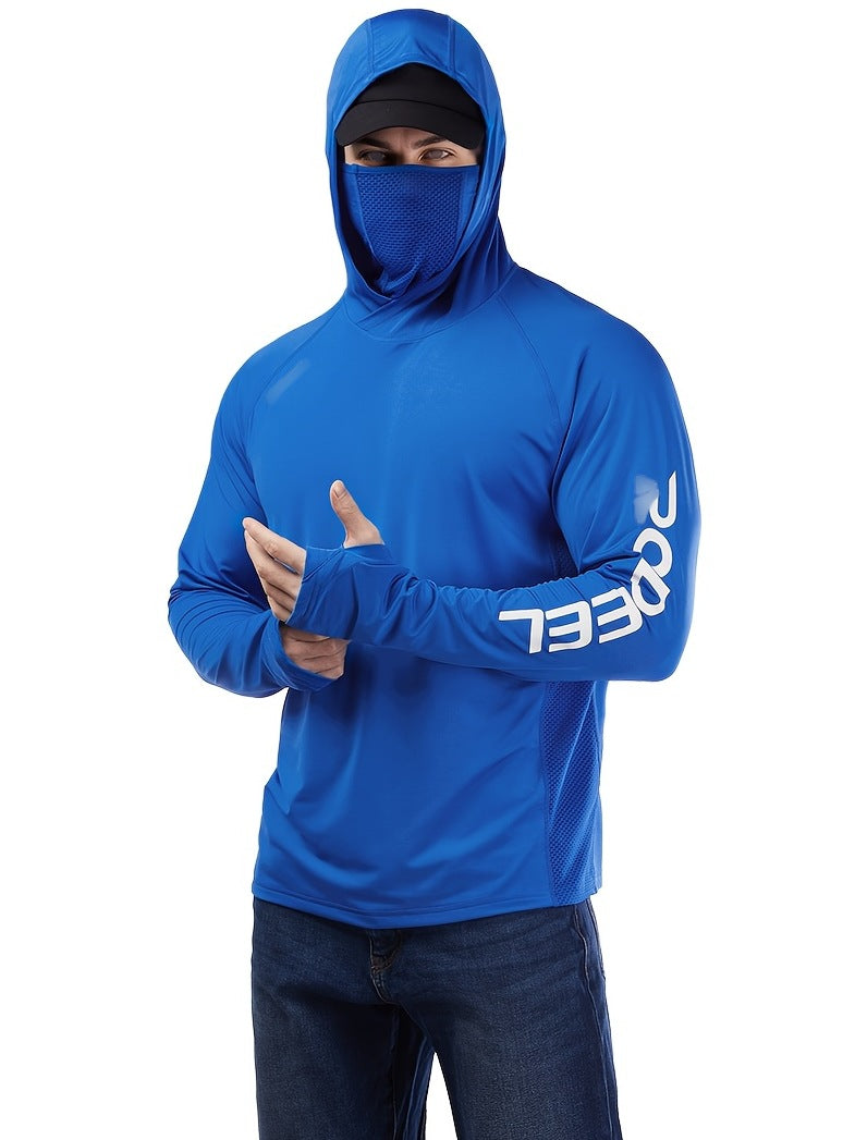 Herren Sportliches Langarmshirt mit Kapuze – Marzano