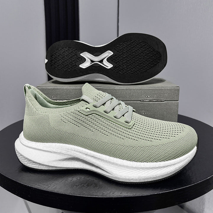 Herren nan atmungsaktive gestrickte Laufschuhe mit dämpfender Leichtschaumsohle Echo Archiv