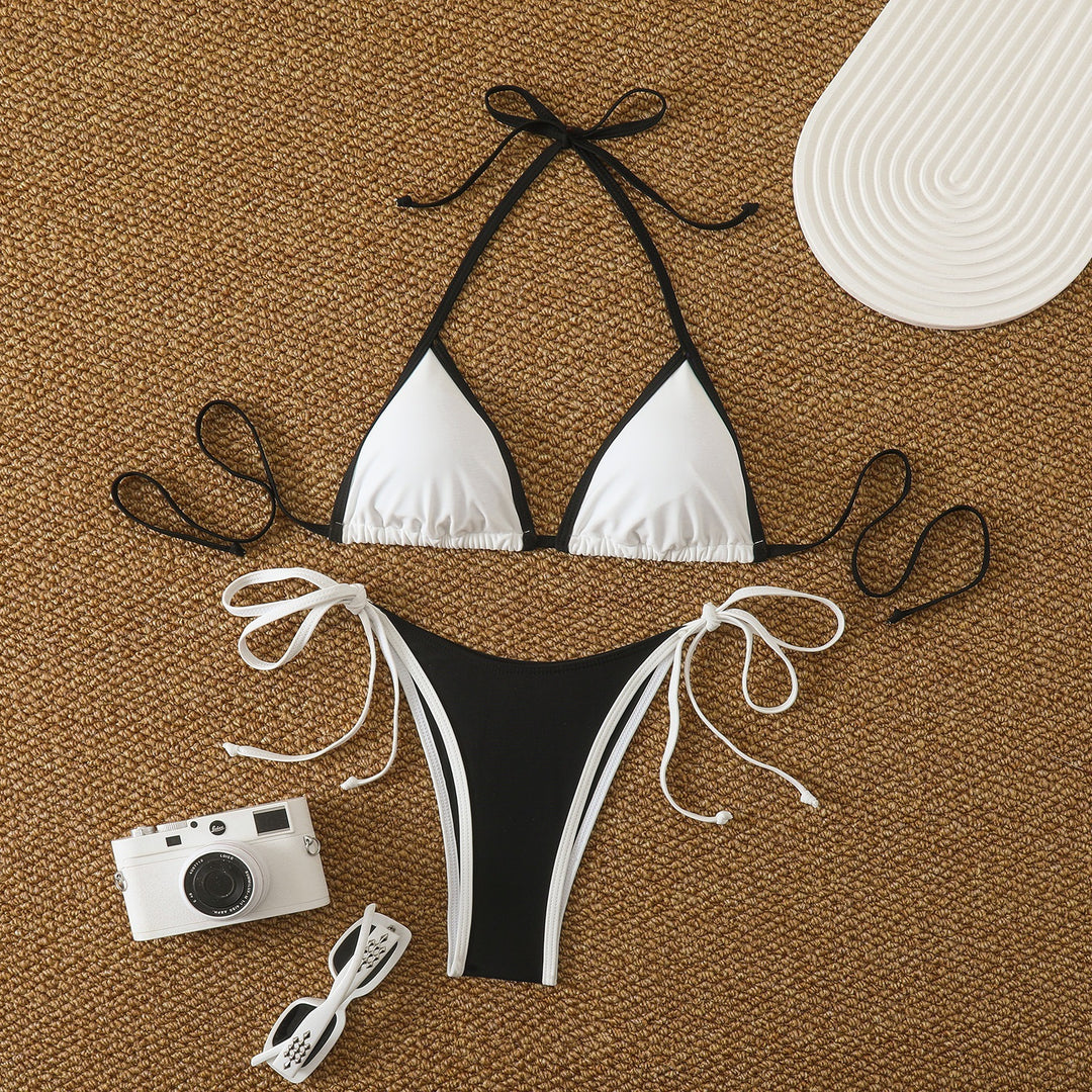 Damen Triangel-Bikini mit eleganten Schleifen Echo Archiv