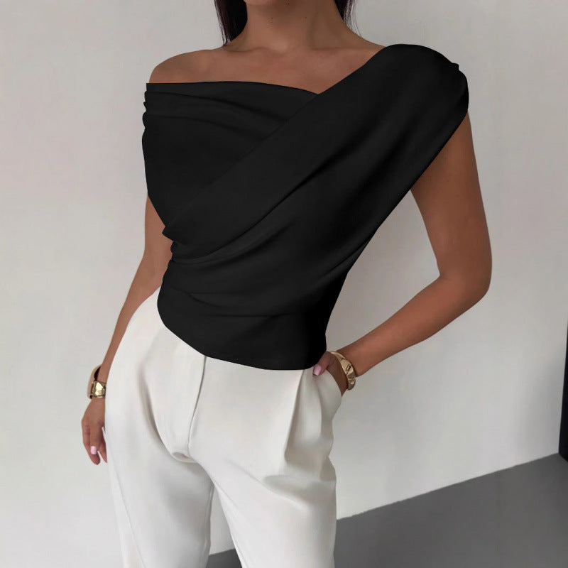 Damen Wickeloberteil mit weichem Stoff und elegantem Design Echoarchiv