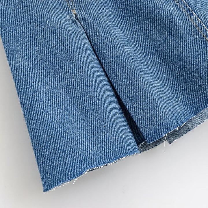 Damen Jeansrock mit lässigem A-Linien-Schnitt und dezenten Falten Echo Archiv