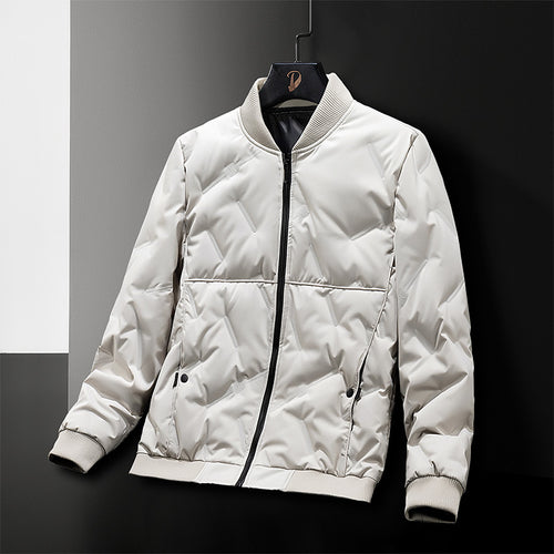 Herren modische Bomberjacke mit wasserabweisendem Material und elastischen Bündchen Echoarchiv