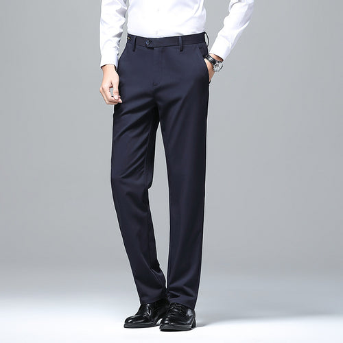 Herren elegante Business-Hose mit feiner Struktur Echoarchiv