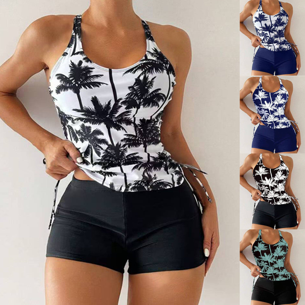 Damen Tankini-Set mit floralem Design und verstellbaren Trägern Echo Archiv