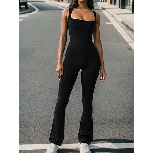 Damen Fitness-Jumpsuit mit figurbetontem Schnitt Echo Archiv