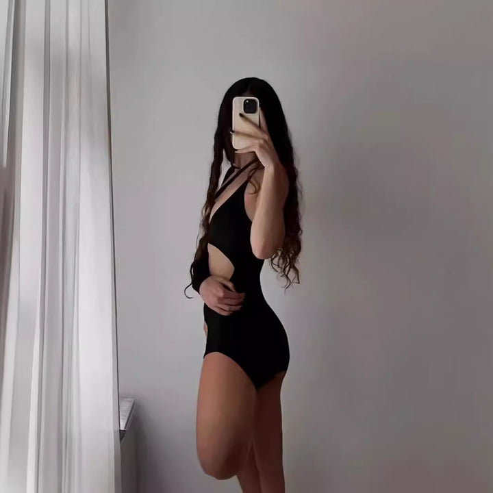 Damen Einteiliges Cut-Out Badeanzug Echo Archiv