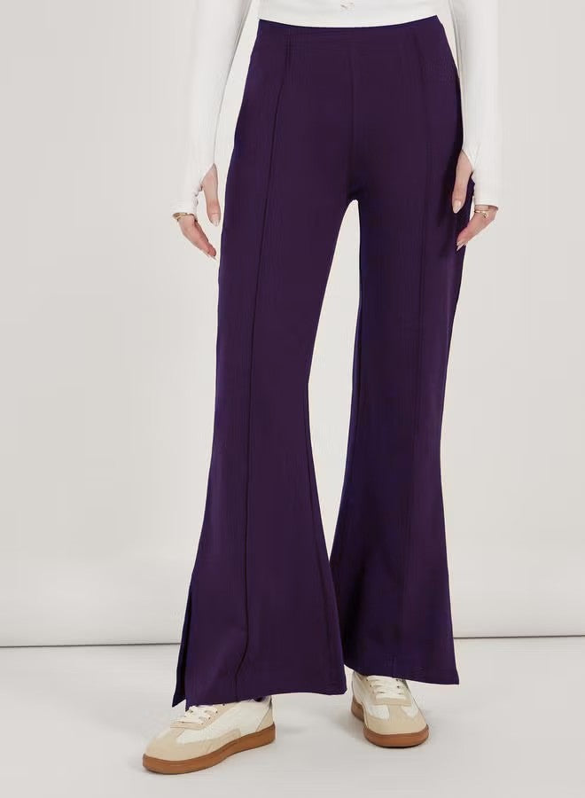 Damen Elegante und weit geschnittene Flared-Hose Echo Archiv