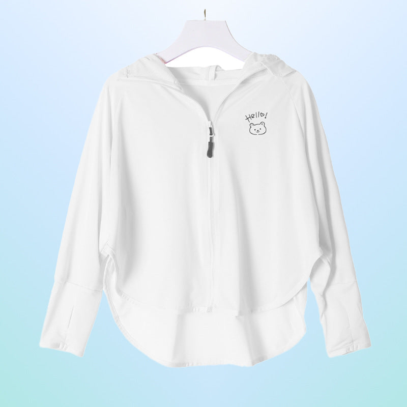 Damen Leichte Sportjacke mit Kapuze und verspieltem Tierdesign Echo Archiv