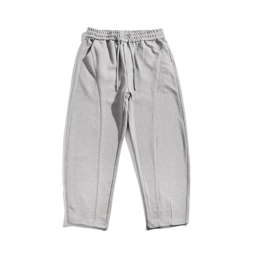 Damen Cropped-Joggerhose mit Ziernähten, hohem Elastikbund und Eingrifftaschen Echoarchiv