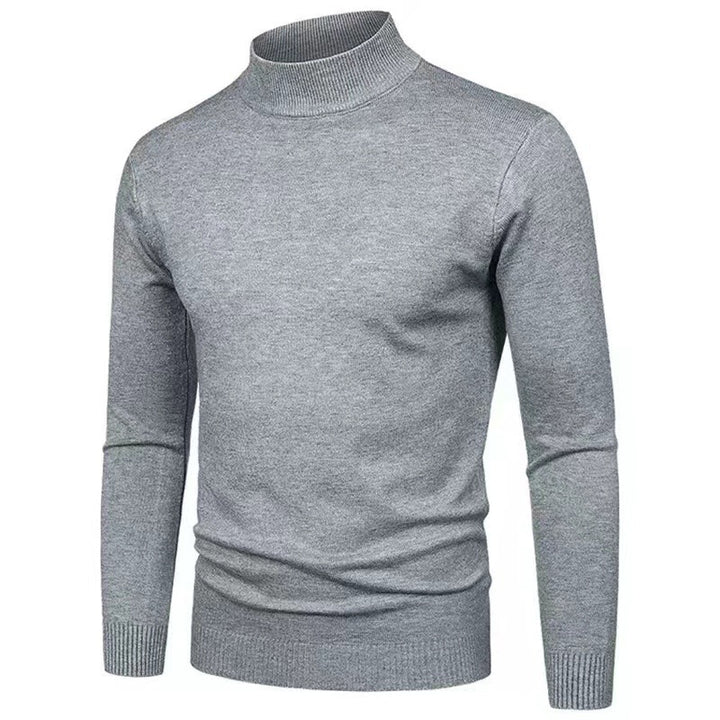 Herren Rollkragenpullover aus hochwertigem Strickmaterial mit feiner Textur Echoarchiv