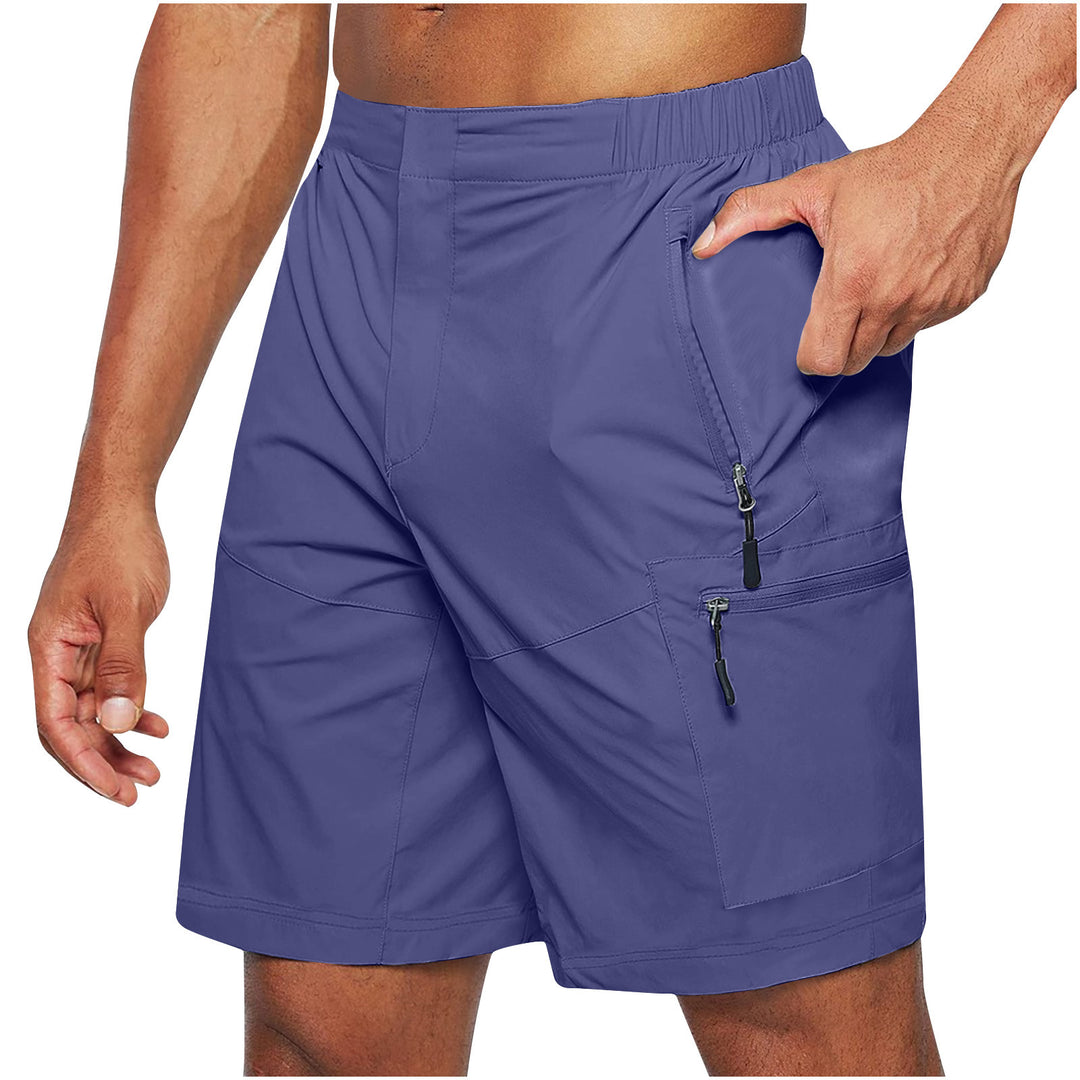 Herren wasserdichte Cargo-Shorts mit elastischem Bund und multifunktionalen Taschen Echoarchiv