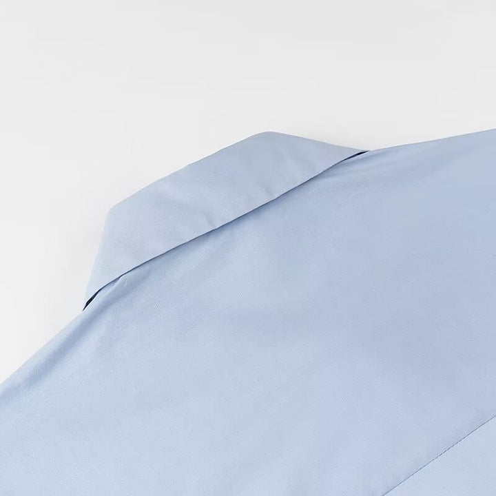 Damen Rüschen-Hemdbluse mit Kentkragen und lockerer Passform Echo Archiv
