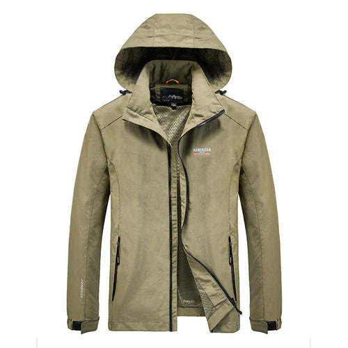 Herren leichte Regenjacke Echo Archiv