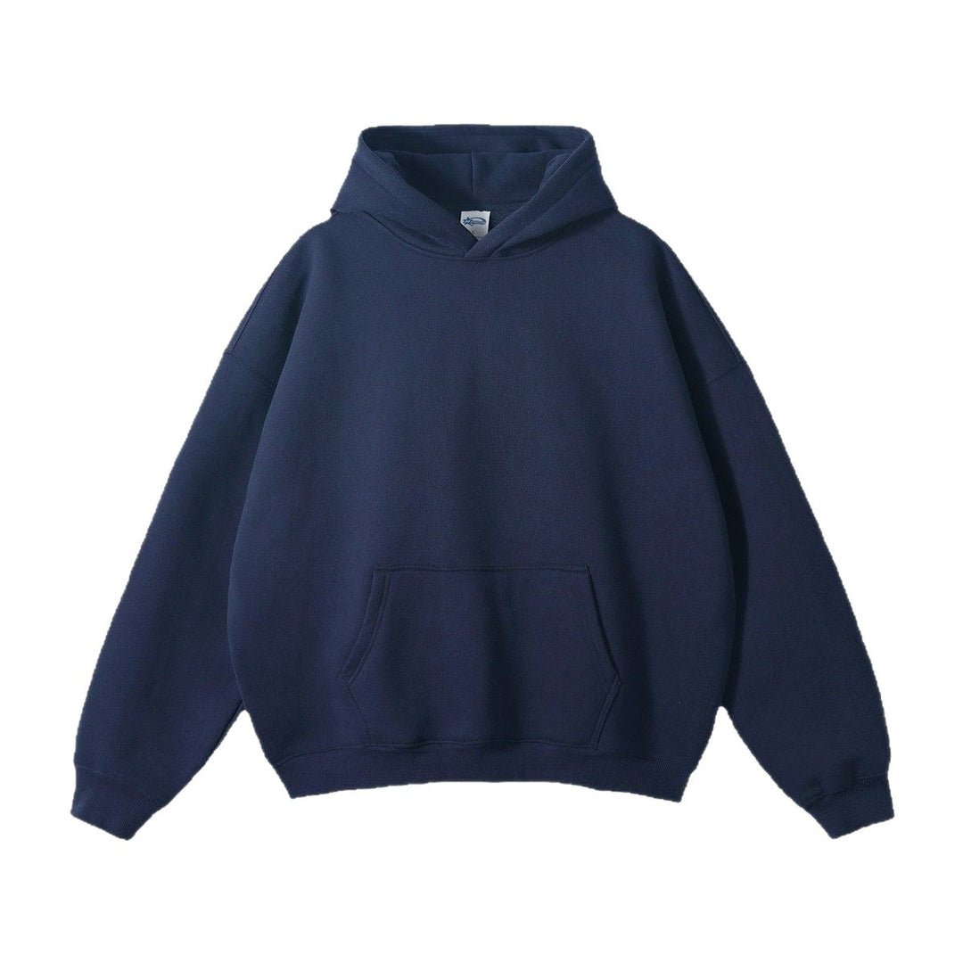 Unisex nan oversized Kapuzenpullover mit Kängurutasche und gerippten Bündchen Echo Archiv