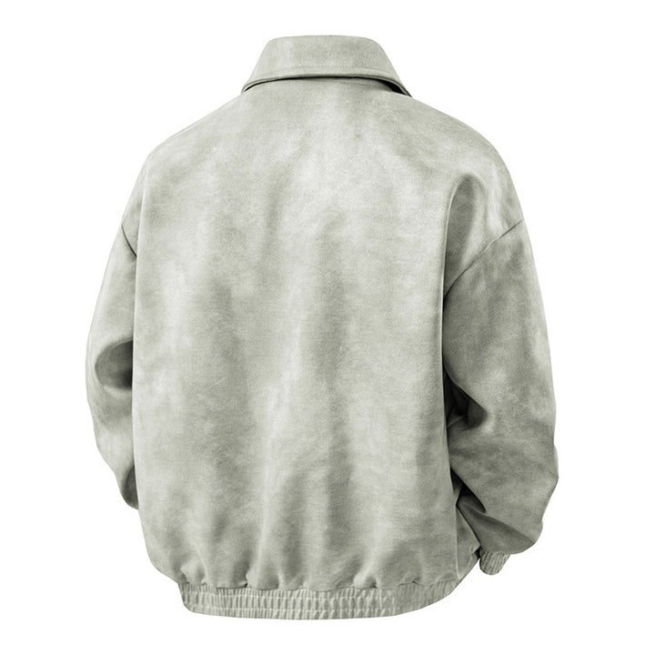 Herren bequeme Suede-Jacke Echoarchiv