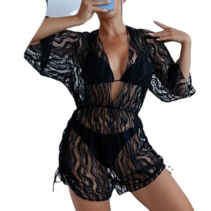 Damen Transparente Strandoveralls Echo Archiv