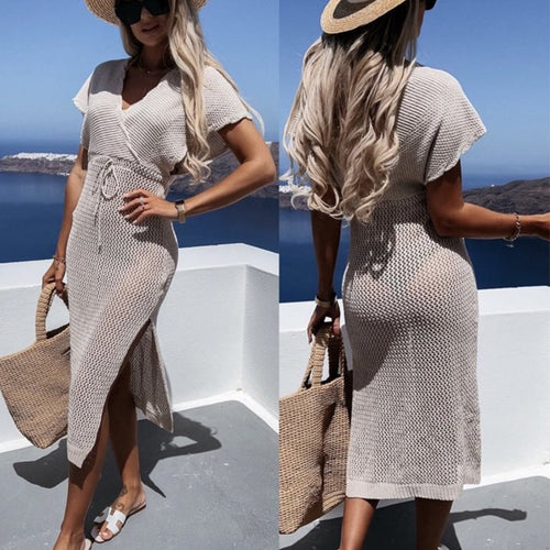 Damen strandfreundliches Netzkleid Echo Archiv