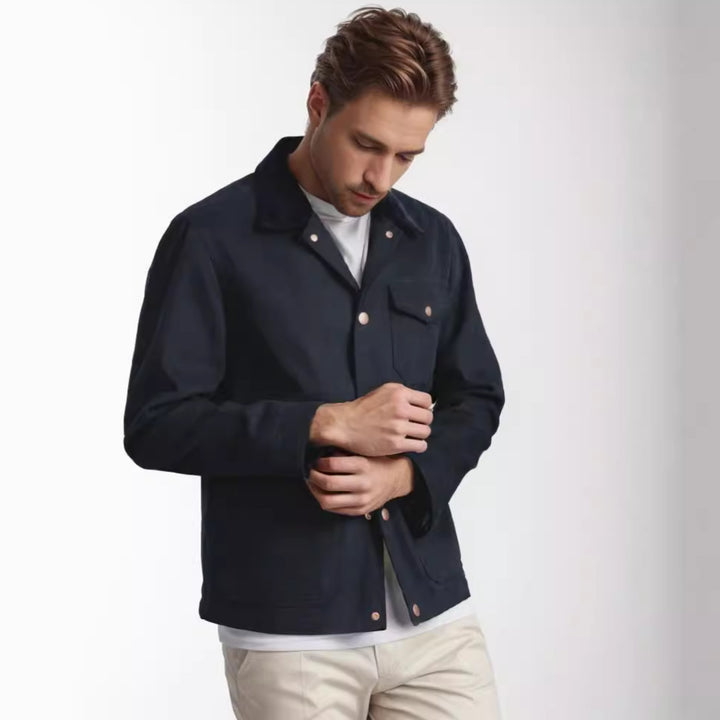 Herren vielseitige Baumwolljacke mit praktischen Taschen Echoarchiv