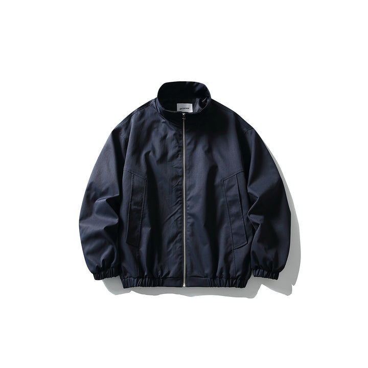 Herren Tech-Bomberjacke im Workwear-Stil mit hohem Stehkragen und elastischem Saum Echoarchiv