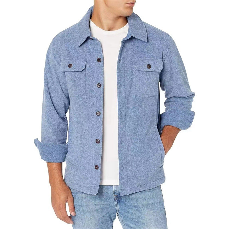 Herren Fleecejacke mit praktischen Taschen Echoarchiv