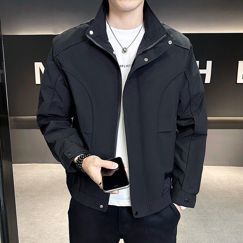 Herren Freizeitjacke mit hohem Kragen Echoarchiv