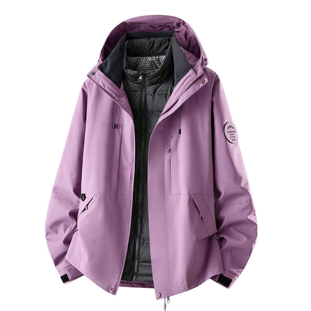Damen Multifunktionale Outdoorjacke mit herausnehmbarer Stepp-Innenjacke Echoarchiv