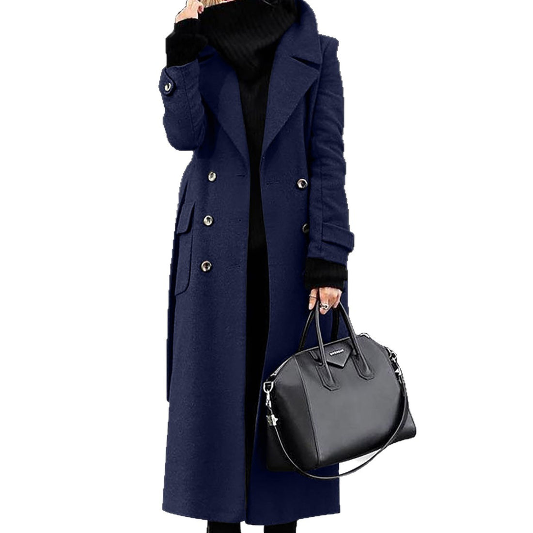 Damen Eleganter und zeitloser Wollmantel – Montévia