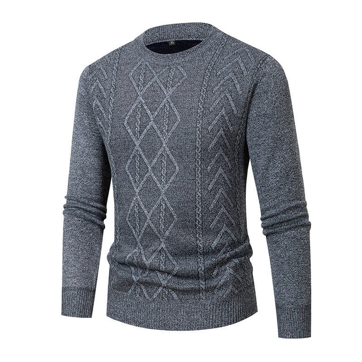 Herren Pullover mit strukturiertem Zopfmuster Echoarchiv