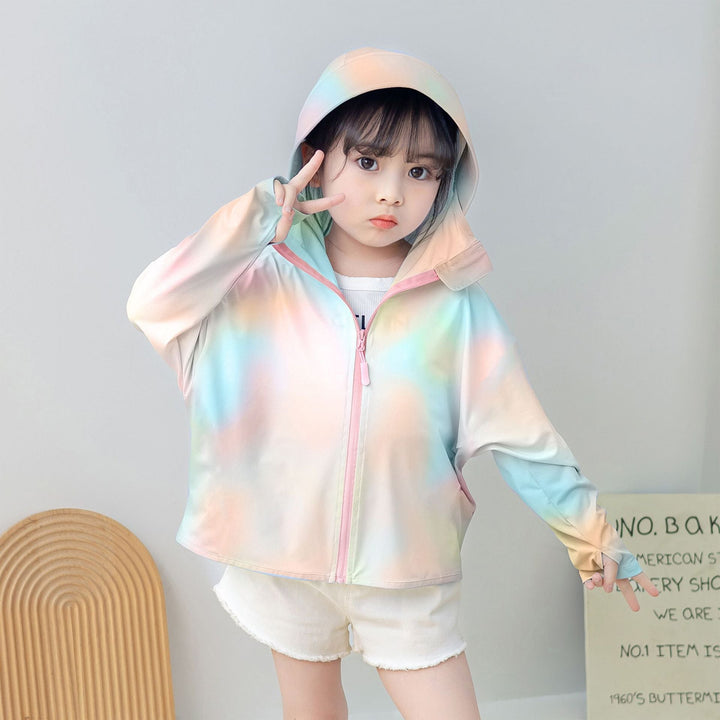 Damen Leichte UV-Schutzjacke mit Kapuze Echo Archiv