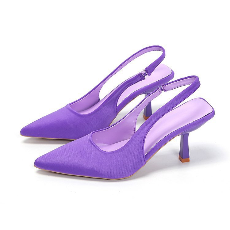 Damen Slingback-Pumps mit spitzer Zehenpartie und schmalem Kitten-Heel – Lioré