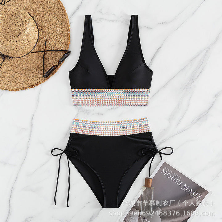 Damen Hochgeschnittener Sportbikini Echo Archiv