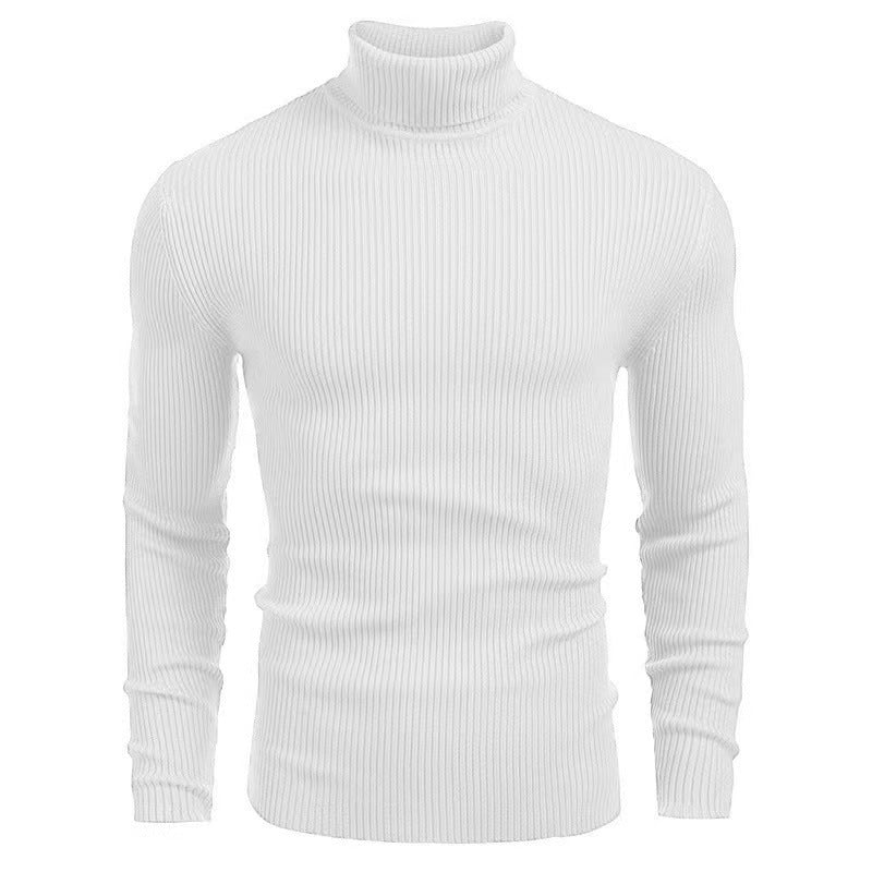 Herren Rollkragenpullover aus feiner Baumwolle mit strukturiertem Design – Norvane