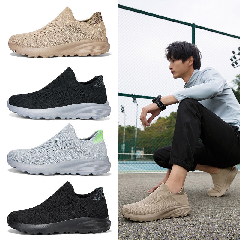 Unisex nan elastischer Strick-Schlupfschuh mit konturierter viskoelastischer Innensohle und rutschfester stoßdämpfender Laufsohle Echo Archiv