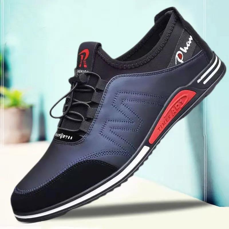 Herren Elastischer Freizeit-Sneaker mit Schnellzug-Lacing und stoßdämpfender EVA-Zwischensohle Echoarhiv