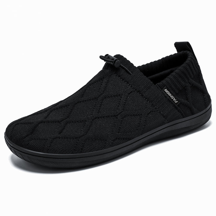 Damen nan gesteppter Strick-Slip-On mit elastischem Schlupfschaft und Kordelstopp Echo Archiv